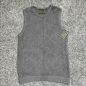 Massive Luxury Edition Women's Knitted Sweater Vest Small Gray NWT
